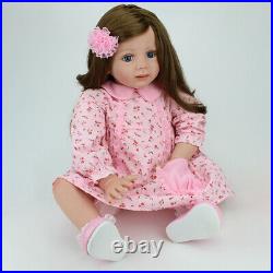 Lifelike Reborn Baby Dolls 22 Toddler Boy&24Girl Handmade Cuddly Babies Gifts