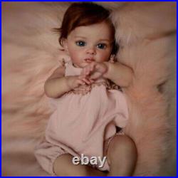 Lifelike Reborn Baby Dolls 23'' Soft Silicone Vinyl Realistic Toddler Girl Doll