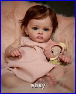Lifelike Reborn Baby Dolls 23'' Soft Silicone Vinyl Realistic Toddler Girl Doll