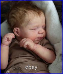 Lifelike Reborn Baby Dolls Boy 19 Inch Full Body Silicone Realistic Newborn Baby