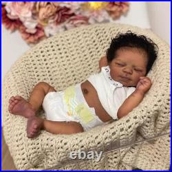 Lifelike Reborn Baby Dolls Boy 19 Inch Full Body Silicone Realistic Newborn Baby