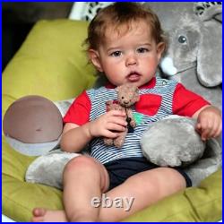 Lifelike Reborn Baby Dolls Boy 19 Inch Full Body Silicone Realistic Newborn Baby
