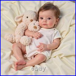 Lifelike Reborn Baby Dolls Boy 19 Inch Full Body Silicone Realistic Newborn Baby