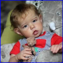 Lifelike Reborn Baby Dolls Boy 19 Inch Full Body Silicone Realistic Newborn Baby