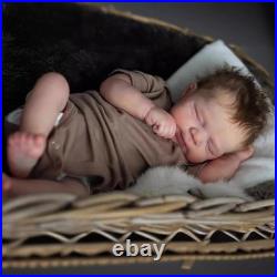 Lifelike Reborn Baby Dolls Boy 19 Inch Full Body Silicone Realistic Newborn Baby