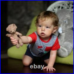 Lifelike Reborn Baby Dolls Boy 19 Inch Full Body Silicone Realistic Newborn Baby