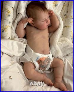 Lifelike Reborn Baby Dolls Boy 19 Inch Full Body Silicone Realistic Newborn Baby