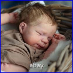 Lifelike Reborn Baby Dolls Boy 19 Inch Full Body Silicone Realistic Newborn Baby