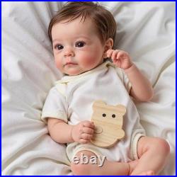 Lifelike Reborn Baby Dolls Boy 19 Inch Full Body Silicone Realistic Newborn Baby