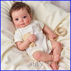 Lifelike Reborn Baby Dolls Boy 19 Inch Full Body Silicone Realistic Newborn Baby