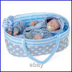 Lifelike Reborn Baby Dolls Boys 17-Inch Soft Body Realistic-Newborn Baby Fu