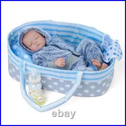 Lifelike Reborn Baby Dolls Boys 17-Inch Soft Body Realistic-Newborn Baby Fu