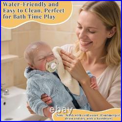 Lifelike Reborn Baby Dolls Silicone Full Body Boys 17-Inch Real Baby Feelin