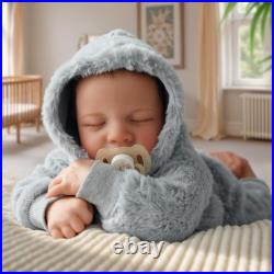 Lifelike Reborn Baby Dolls Silicone Full Body Boys 17-Inch Real Baby Feelin