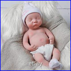 Lifelike Reborn Baby Dolls Silicone Full Body Girl 12-Inch Realistic