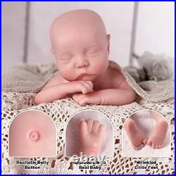 Lifelike Reborn Baby Dolls Silicone Full Body Girl 12-Inch Realistic