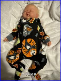 Lifelike Reborn Doll Blonde Straight Hair Light Complexion authentic pickle