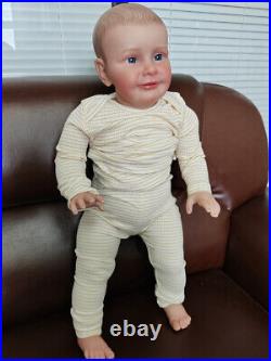 Lifelike Toddler 27 Boy Finished Reborn Baby Doll Handmade Girls Birthday Gift