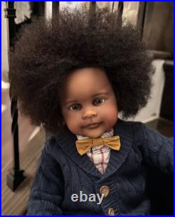 Lifelike Unfinished Rebornn Baby Doll 30in Toddler Rooted Hair Collect Toy Gifts