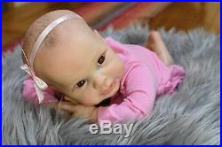 Limited Edition Pilar, reborn doll Sculpture by Adrie Stoete