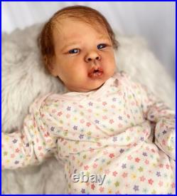 Liu-San cuddle reborn baby, sculpt by Adrie Stoete