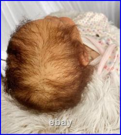 Liu-San cuddle reborn baby, sculpt by Adrie Stoete