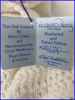 Lloyd Middleton Royal Vienna Christmas Penny Numbered/signed Marci Cohen Doll