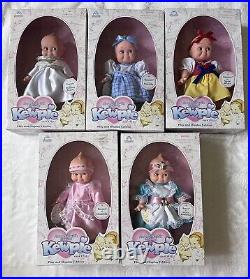 Lot Of 5 Kewpie Dolls Sleeping Beauty Dorothy Snow White Cinderella Alice NIB