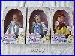 Lot Of 5 Kewpie Dolls Sleeping Beauty Dorothy Snow White Cinderella Alice NIB