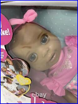 Luvabella Newborn Interactive Doll Sounds Movement Spin Master Lifelike Baby
