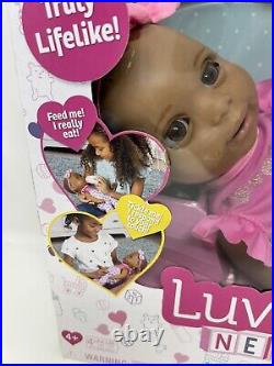 Luvabella Newborn Interactive Doll Sounds Movement Spin Master Lifelike Baby