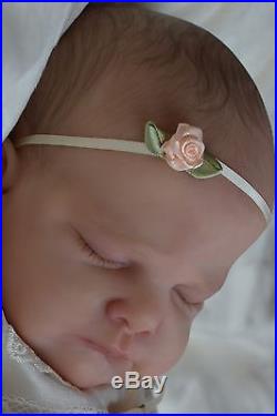 MARIAN ROSS Reborn Baby Girl Doll GENEVIEVE Cassie Brace Limited Edition
