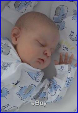 MARIAN ROSS Reborn Newborn Baby Boy Doll ZOEY by CASSIE BRACE LIMITED EDITION
