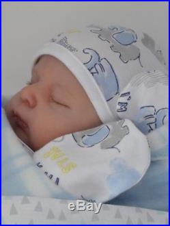 MARIAN ROSS Reborn Newborn Baby Boy Doll ZOEY by CASSIE BRACE LIMITED EDITION
