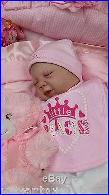 Michelle Fagan Reborn Baby Girl Doll With Cute Tongue Detail Great Bargain Price