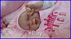 Michelle Fagan Reborn Baby Girl Doll With Cute Tongue Detail Great Bargain Price