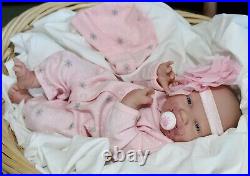 MY SNOW BABY GIRL! Berenguer Life Like Reborn Preemie Pacifier Doll +Extras