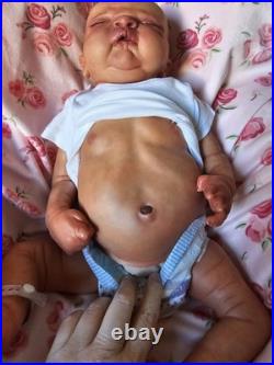 Maggie By Cindy Musgrove Reborn Baby Doll With Cloth Body And Belly Plate