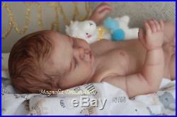 Magnolia Dream Doll Reborn baby boy Harper 19.5''Full Body Anatomically correct