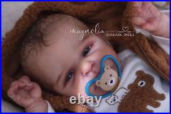 Magnolia Dream Doll Reborn baby boy Roux by Cassie Brace 18'' LE COA