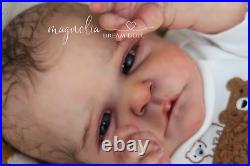 Magnolia Dream Doll Reborn baby boy Roux by Cassie Brace 18'' LE COA