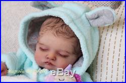 Magnolia Dream Doll Reborn baby girl Rosalie by Olga Auer 20'' COA