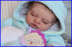 Magnolia Dream Doll Reborn baby girl Rosalie by Olga Auer 20'' COA