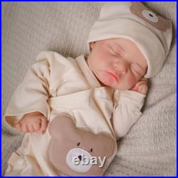 Maletofe 17.72 Silicone Baby Doll Newborn Baby Doll Realistic Reborn Baby Toys