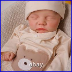Maletofe 17.72 Silicone Baby Doll Newborn Baby Doll Realistic Reborn Baby Toys