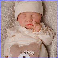 Maletofe 17.72 Silicone Baby Doll Newborn Baby Doll Realistic Reborn Baby Toys
