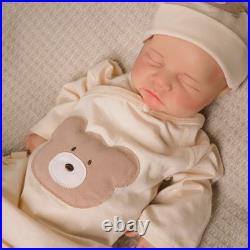 Maletofe 17.72 Silicone Baby Doll Newborn Baby Doll Realistic Reborn Baby Toys