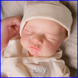 Maletofe 17.72 Silicone Baby Doll Newborn Baby Doll Realistic Reborn Baby Toys