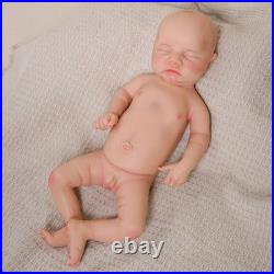 Maletofe 17.72 Silicone Baby Doll Newborn Baby Doll Realistic Reborn Baby Toys