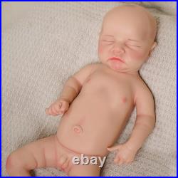 Maletofe 17.72 Silicone Baby Doll Newborn Baby Doll Realistic Reborn Baby Toys